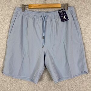 Fair Harbor Shorts Mens XL Blue The Anchor 8" Lined Swim Trunks